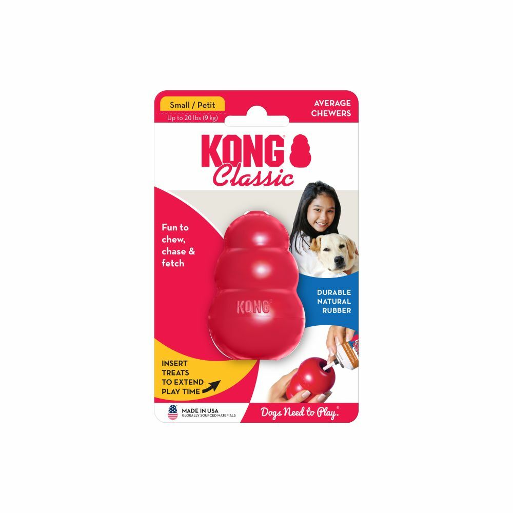 Small KONG® Classic Red Dog Toy