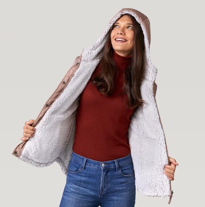 Free Country Women's Stratus Lite Reversible Sherpa Jacket