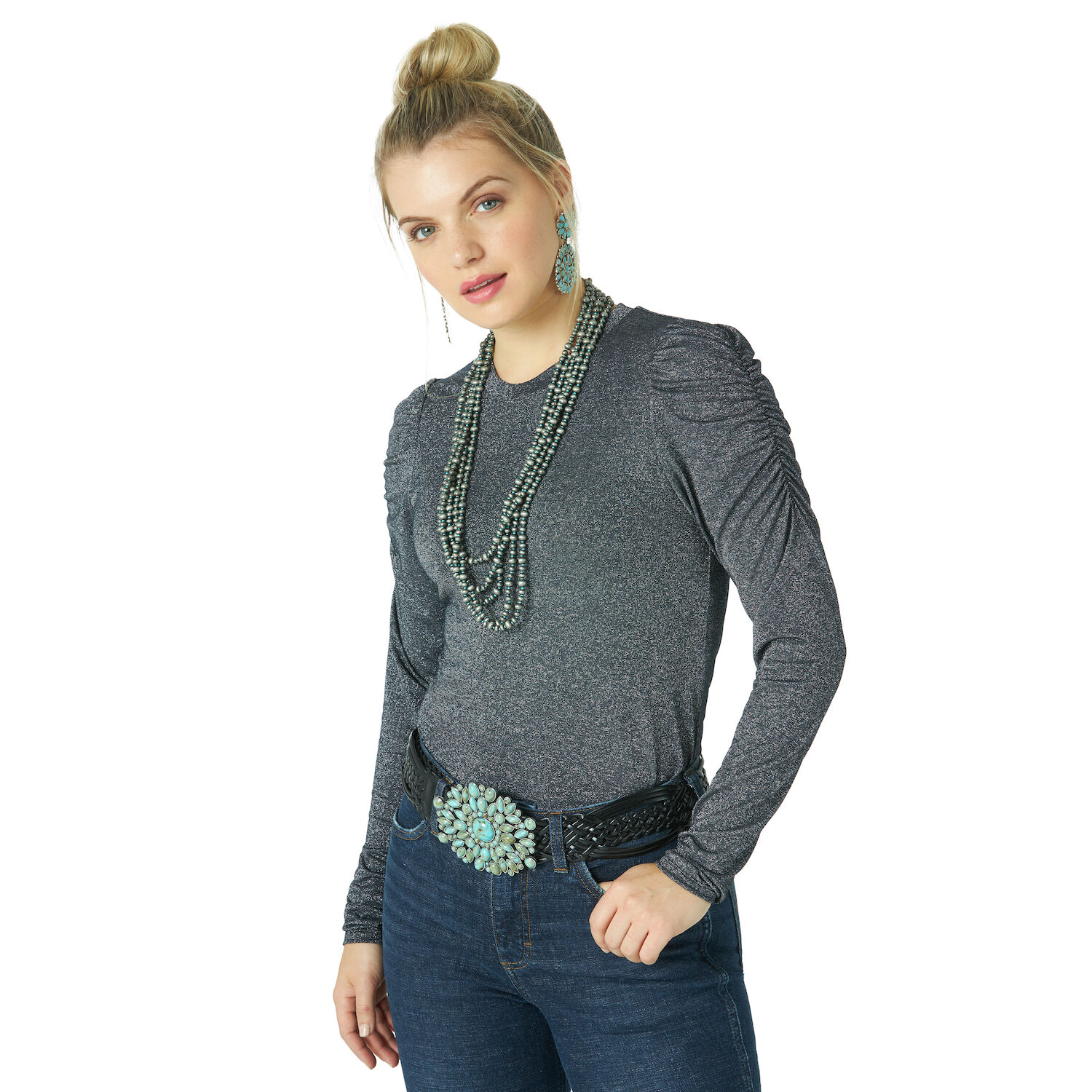 Wrangler Women's Western Fashion Top