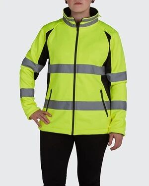Utility Pro Women's High-Vis Full Zip Soft Shell Jacket