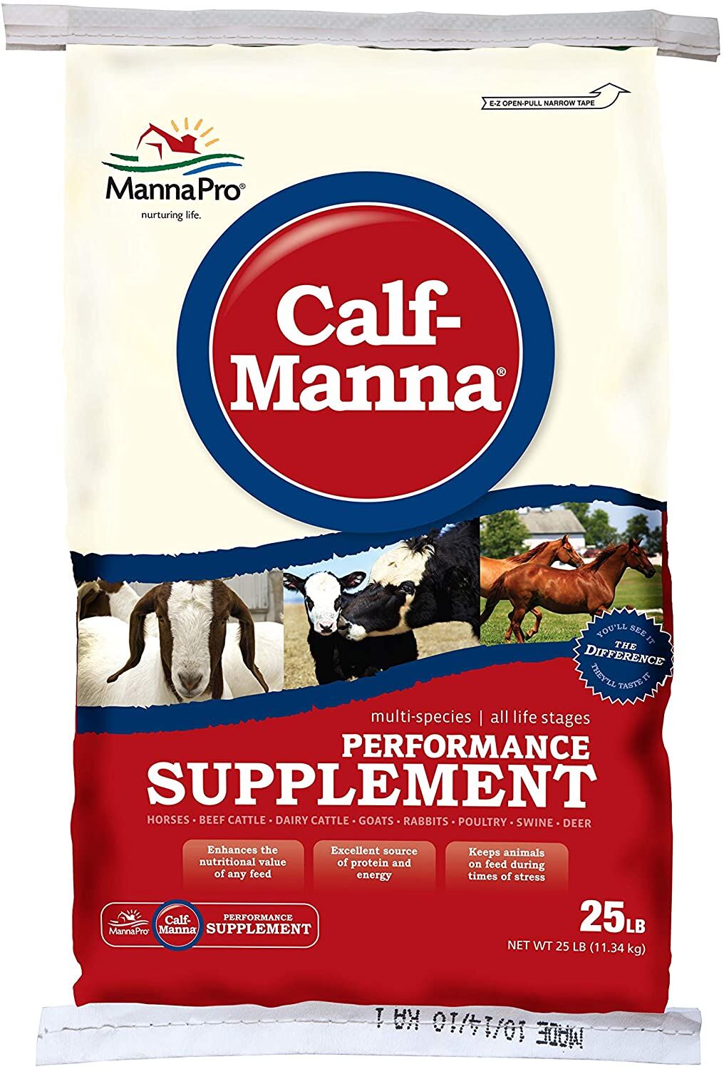 Calf-Manna Multi Species Performance Supplement, 25-Lb Bag