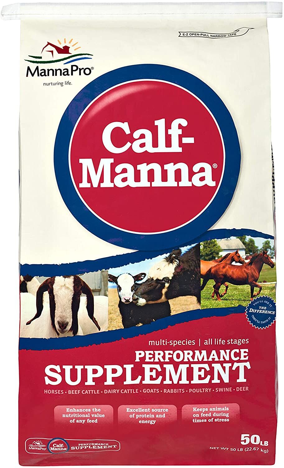 Calf-Manna Multi Species Performance Supplement, 50-Lb Bag