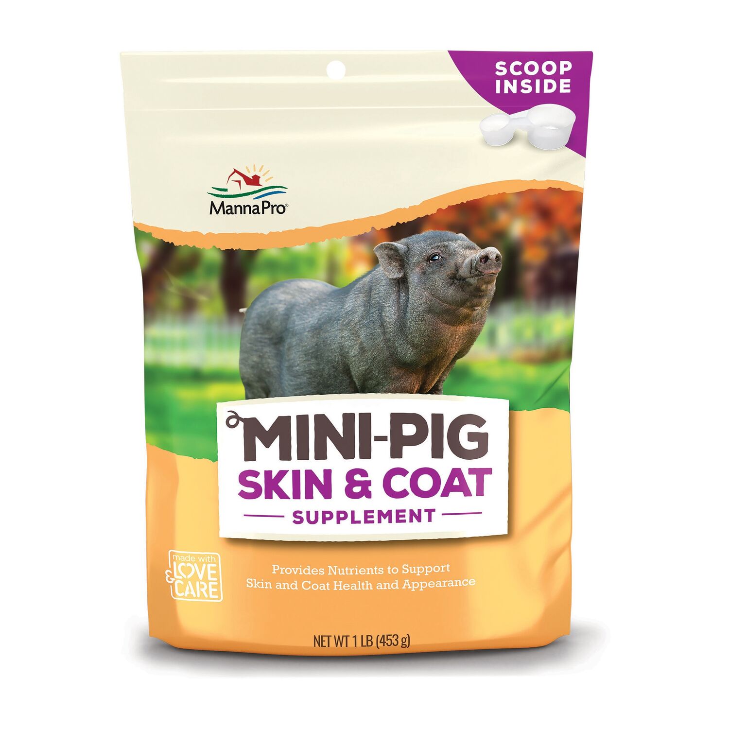 Mini-Pig Skin & Coat Supplement, 1-Lb Bag