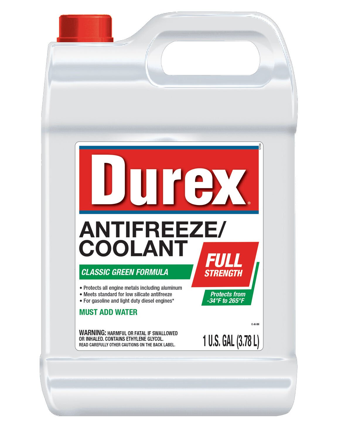 Antifreeze/Coolant Full Strength, 1-Gal