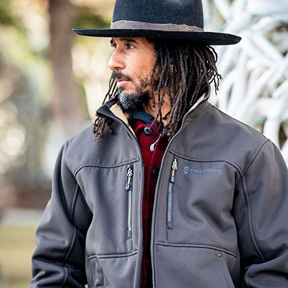 Free Country Men's Craftsman Burly Canvas Softshell Jacket