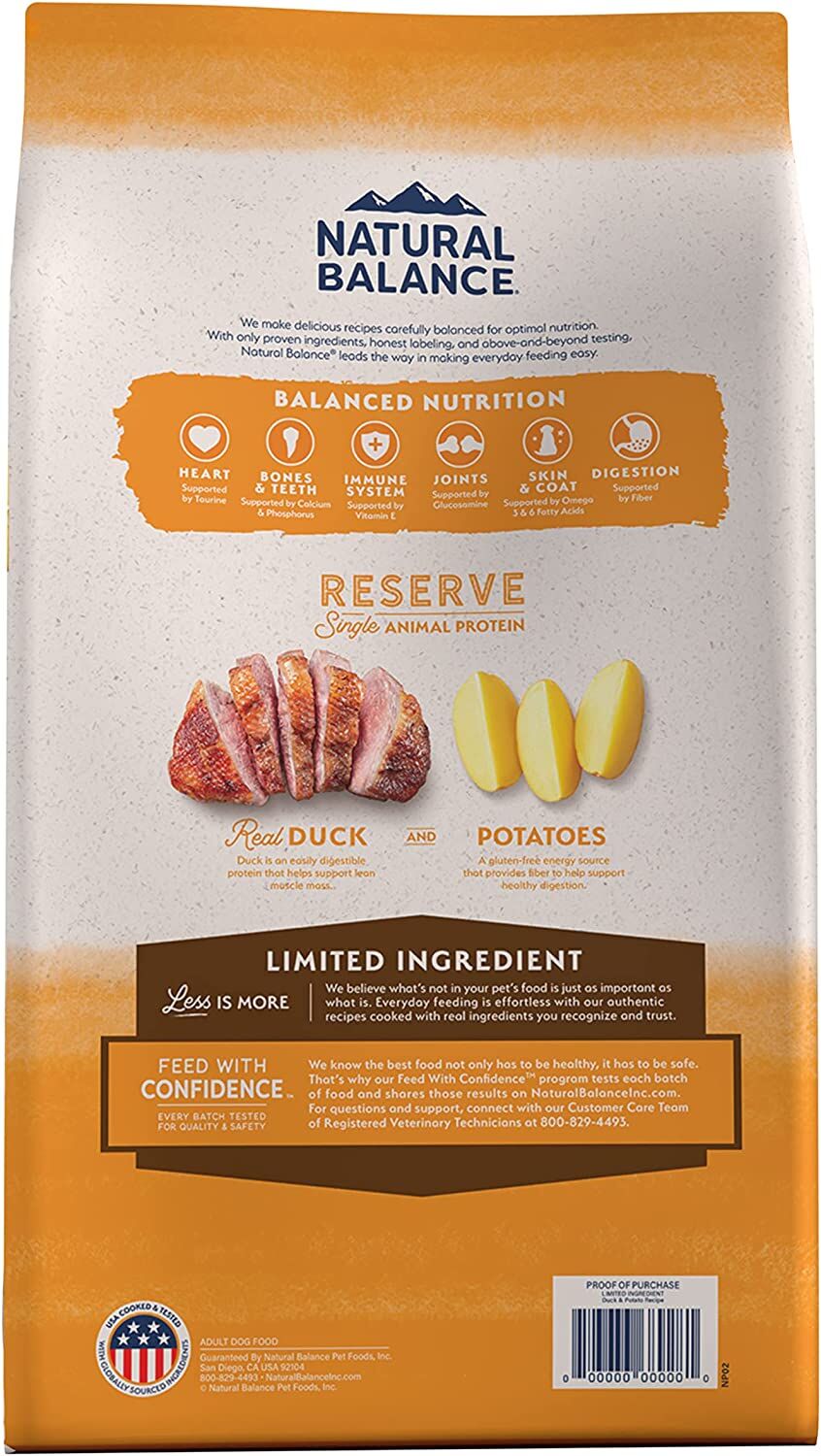 L.I.D. Grain Free Duck and Potato Dry Dog Food, 24-Lb