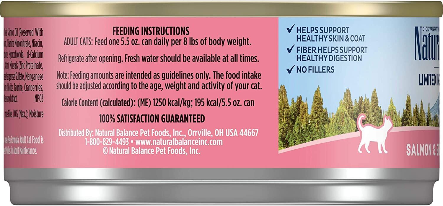 L.I.D. Salmon & Green Pea Wet Cat Food, 6-Oz