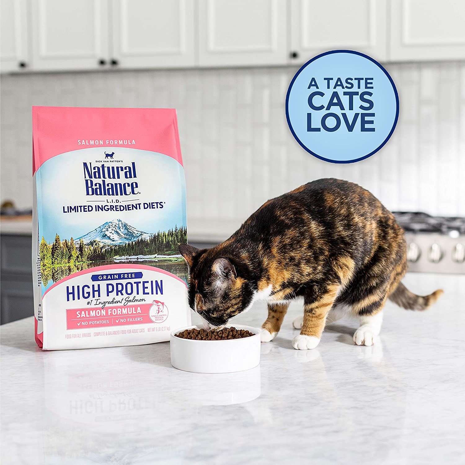 L.I.D. Grain Free High Protein Salmon Dry Cat Food, 11-Lb bag