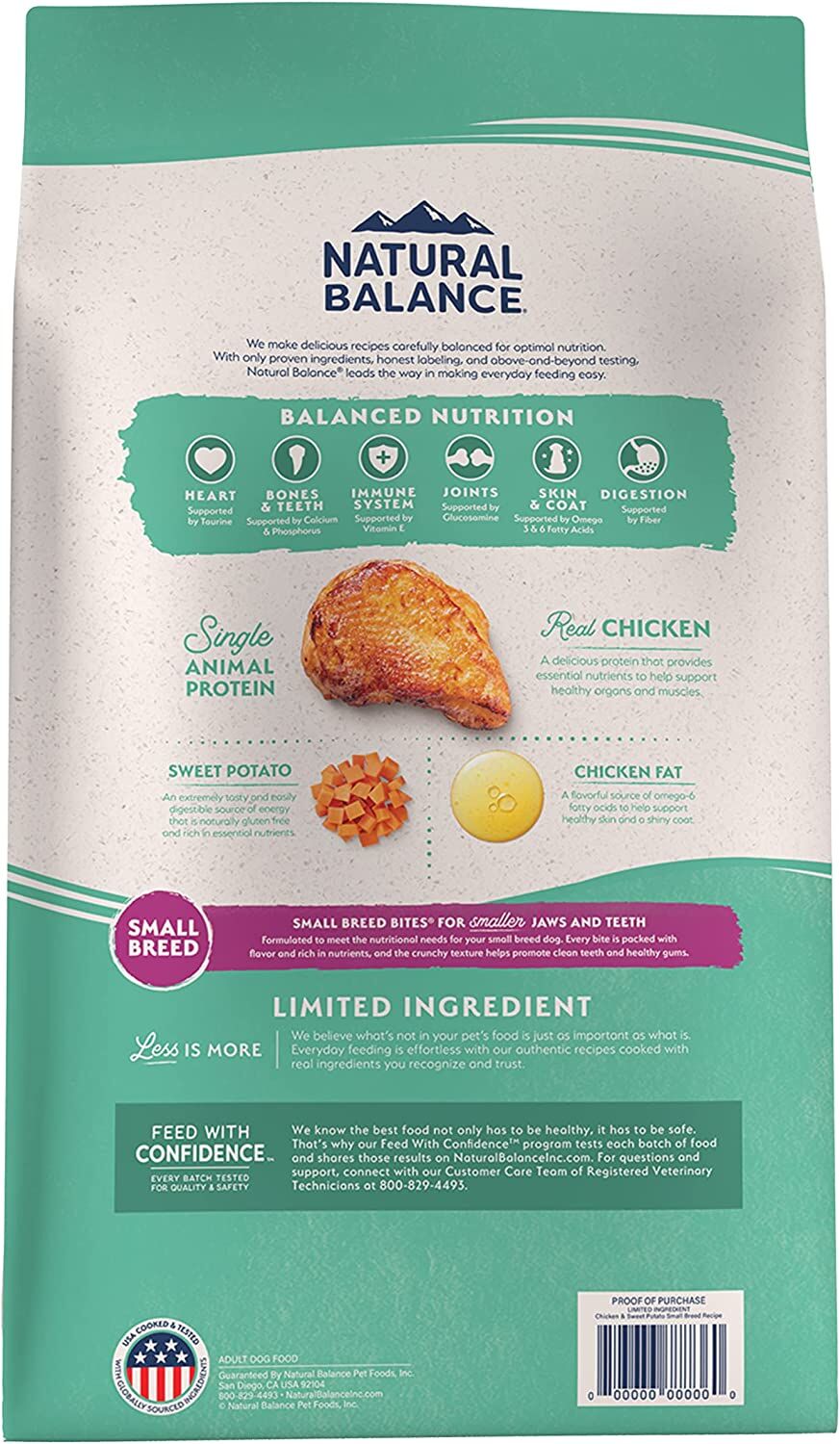 L.I.D. Grain Free Small Breed Chicken and Sweet Potato Dry Dog Food, 4-Lb