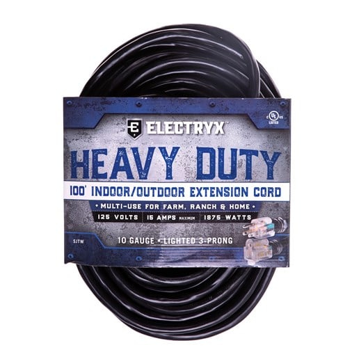 100-Ft 10-Ga Heavy Duty Extension Cord