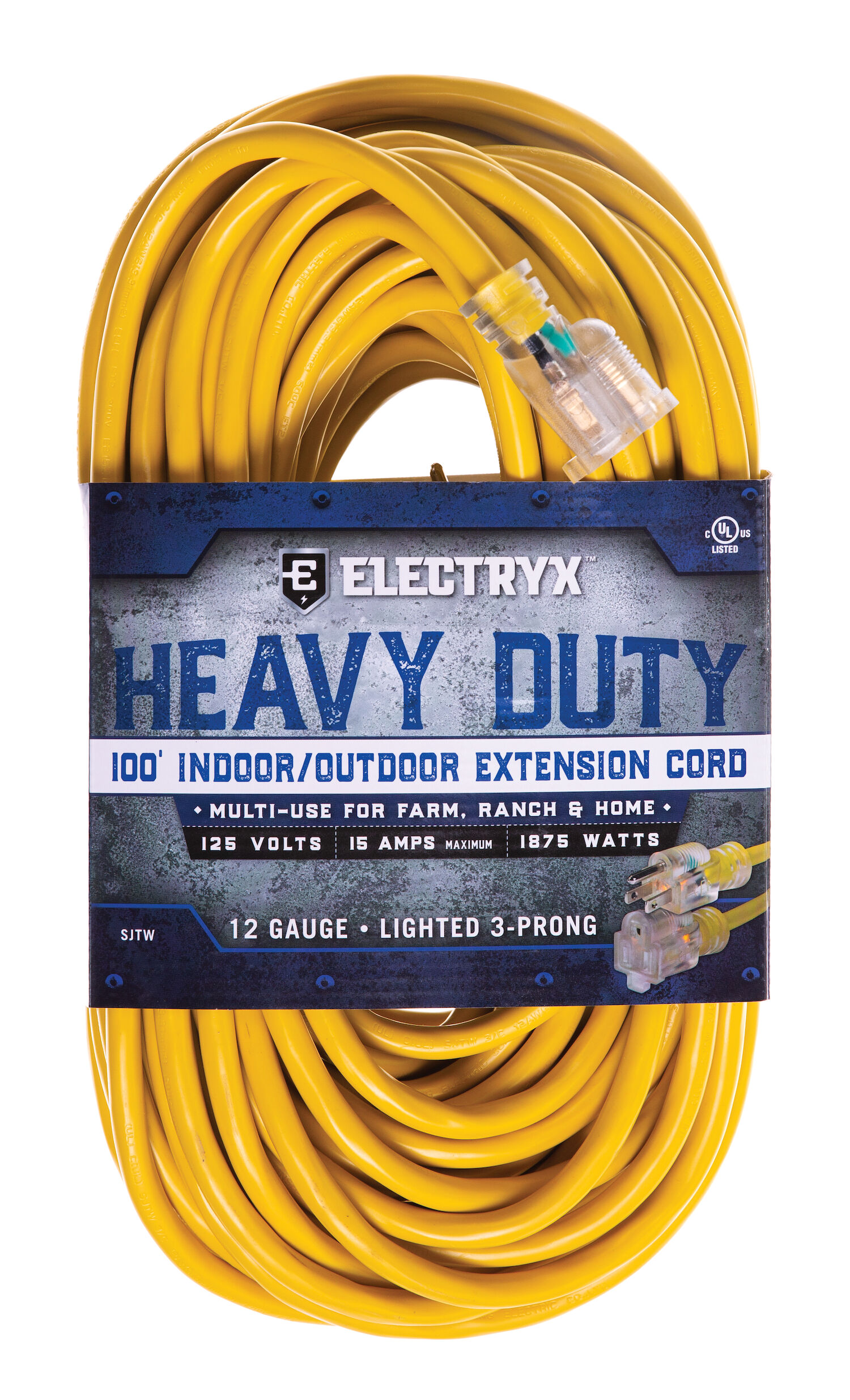 100-Ft 12-Ga Heavy Duty Extension Cord
