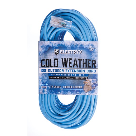 100-Ft 14-Ga Cold Weather Extension Cord