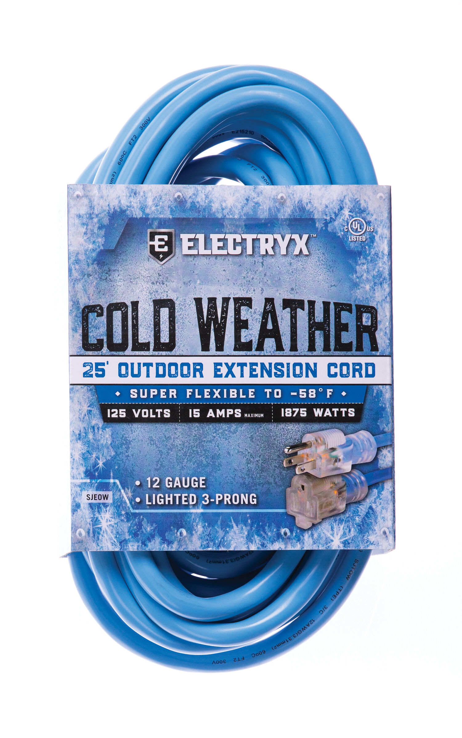 25-Ft 12-Ga Cold Weather Extension Cord