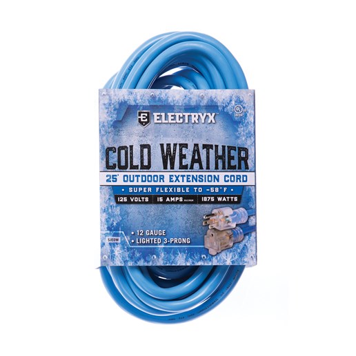 25-Ft 12-Ga Cold Weather Extension Cord