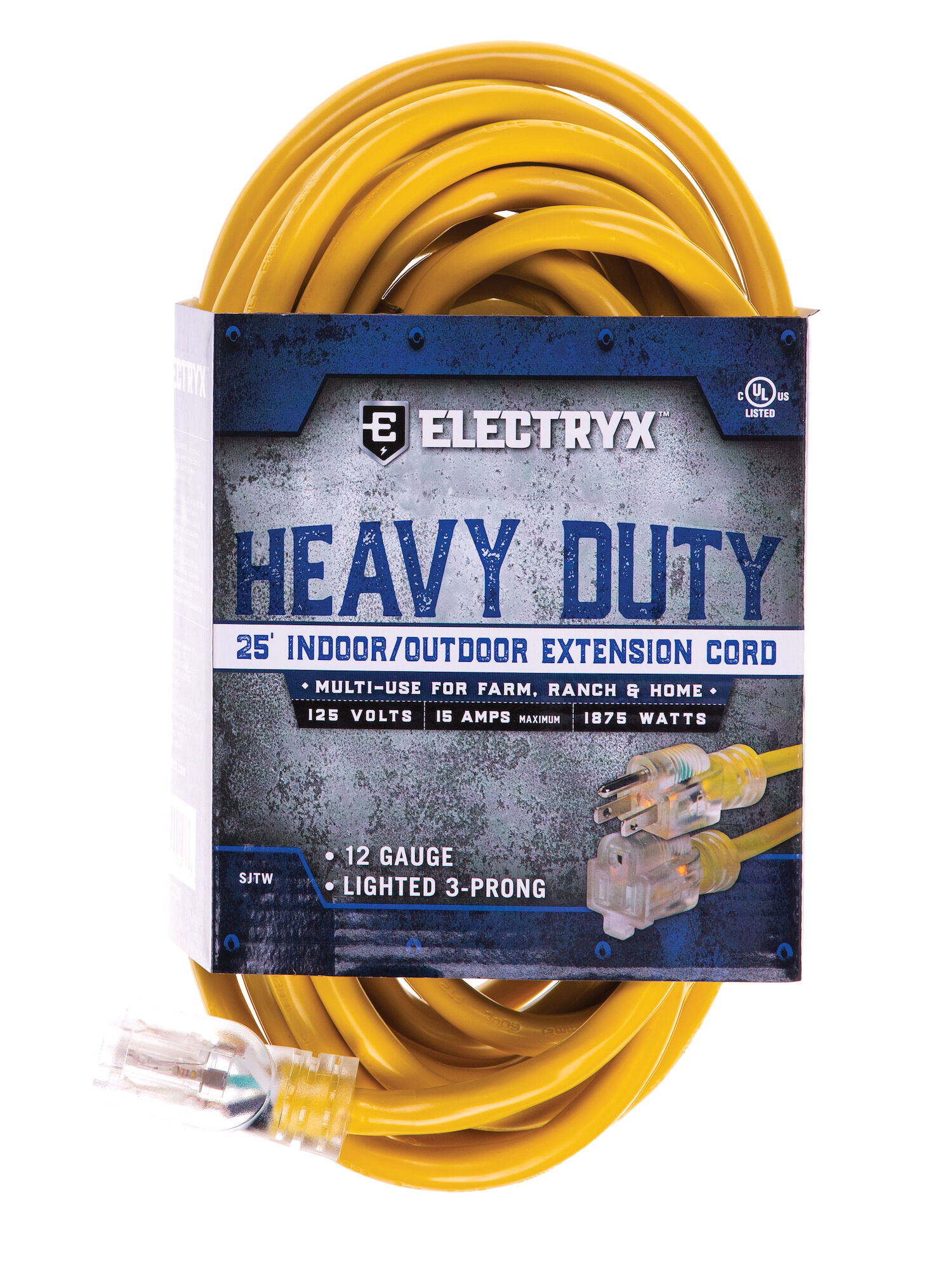 25-Ft 12-Ga Heavy Duty Extension Cord