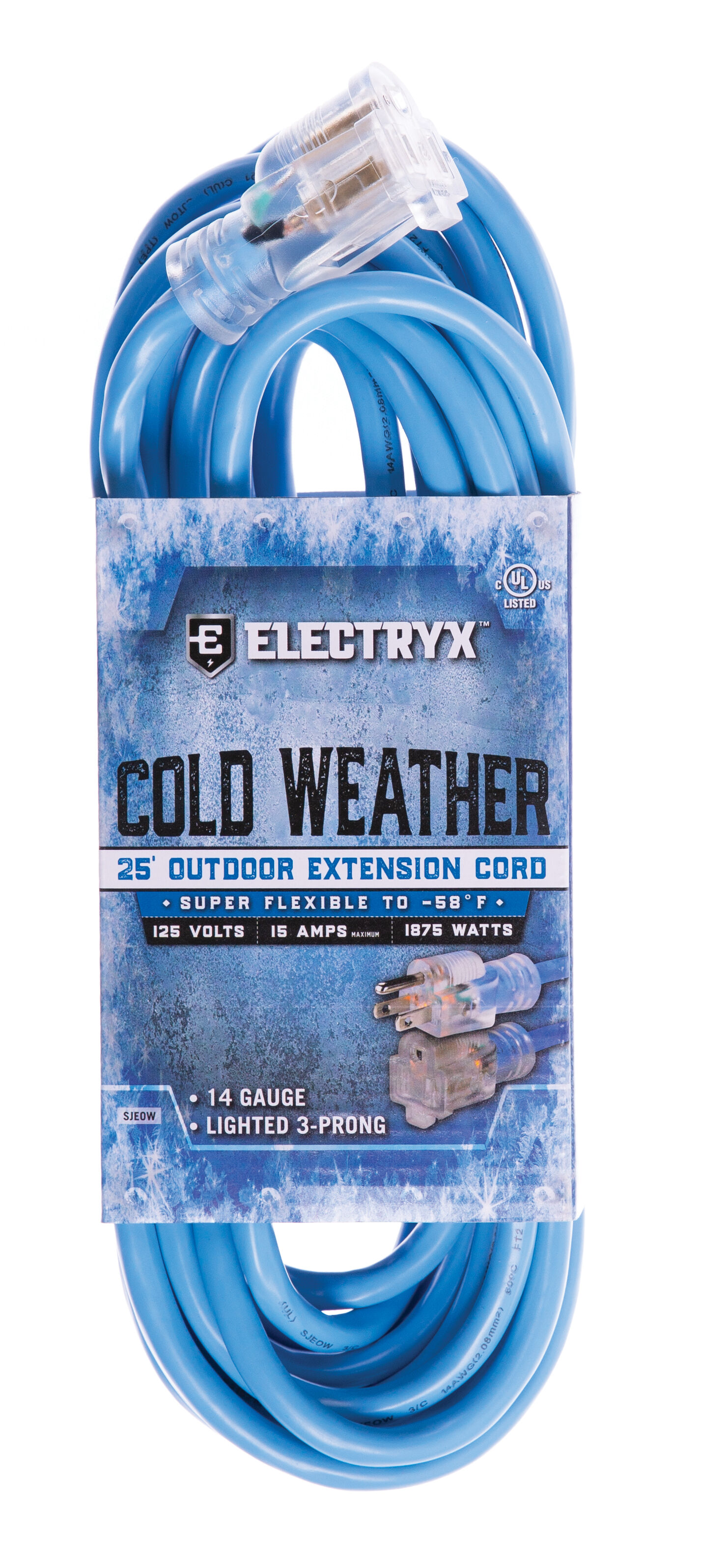 25-Ft 14-Ga Cold Weather Extension Cord