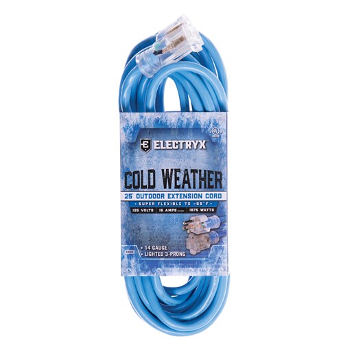 25-Ft 14-Ga Cold Weather Extension Cord
