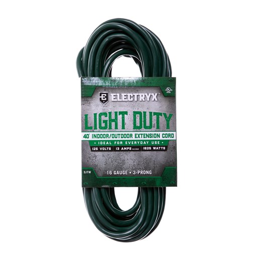 40-Ft 16-Ga Light Duty Extension Cord in Green