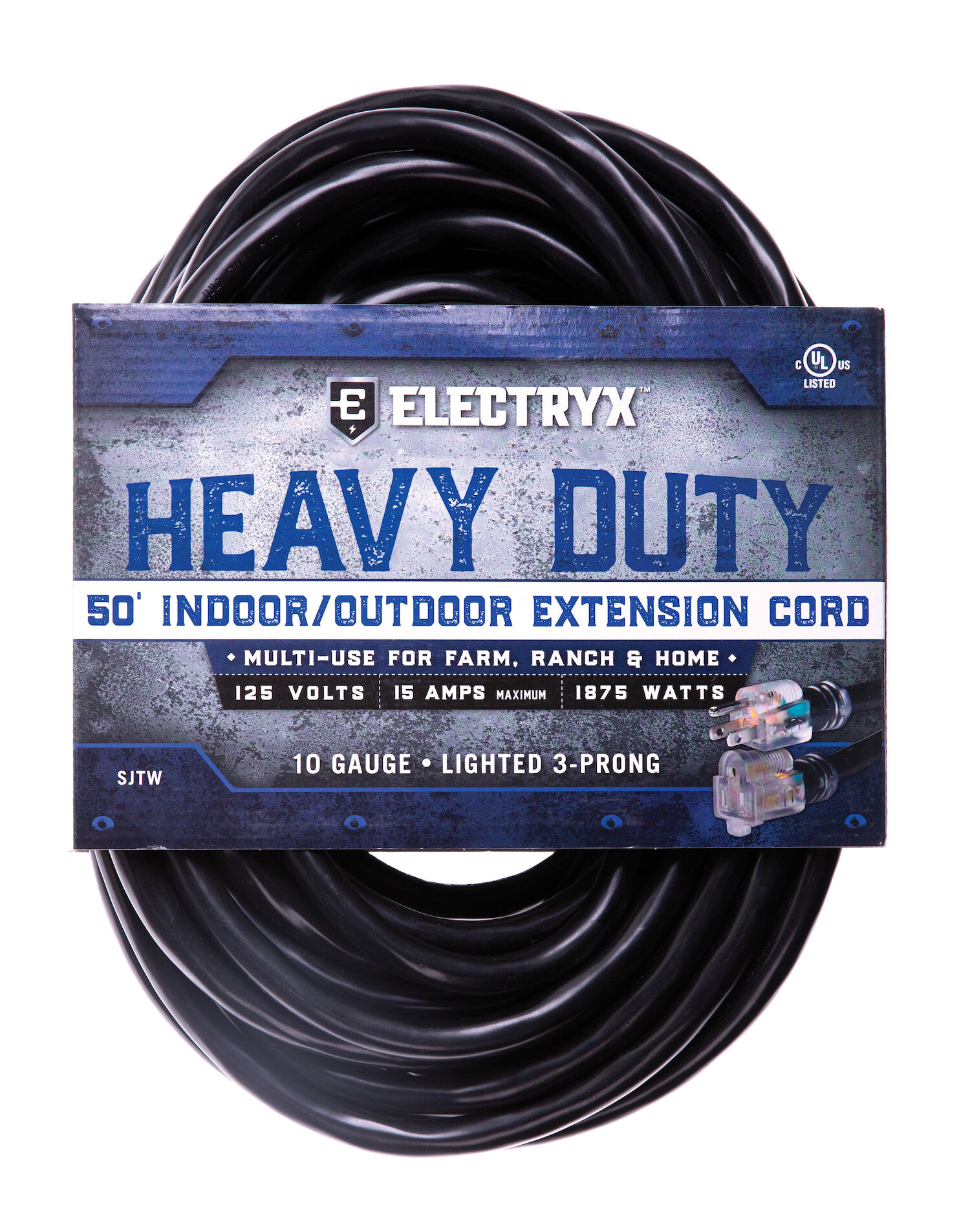 50-Ft 10-Ga Heavy Duty Extension Cord