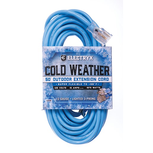 50-Ft 12-Ga Cold Weather Extension Cord