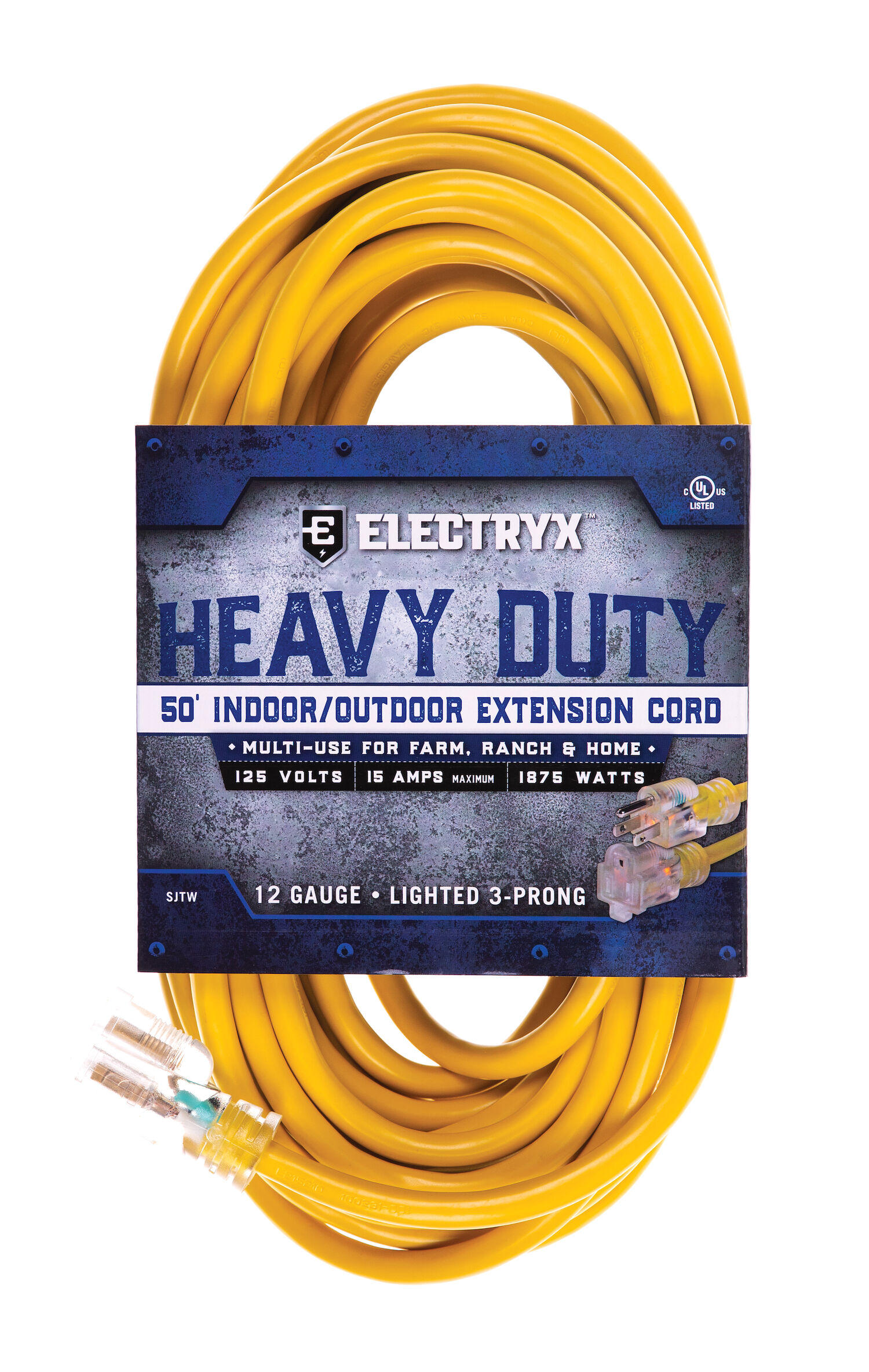 50-Ft 12-Ga Heavy Duty Extension Cord
