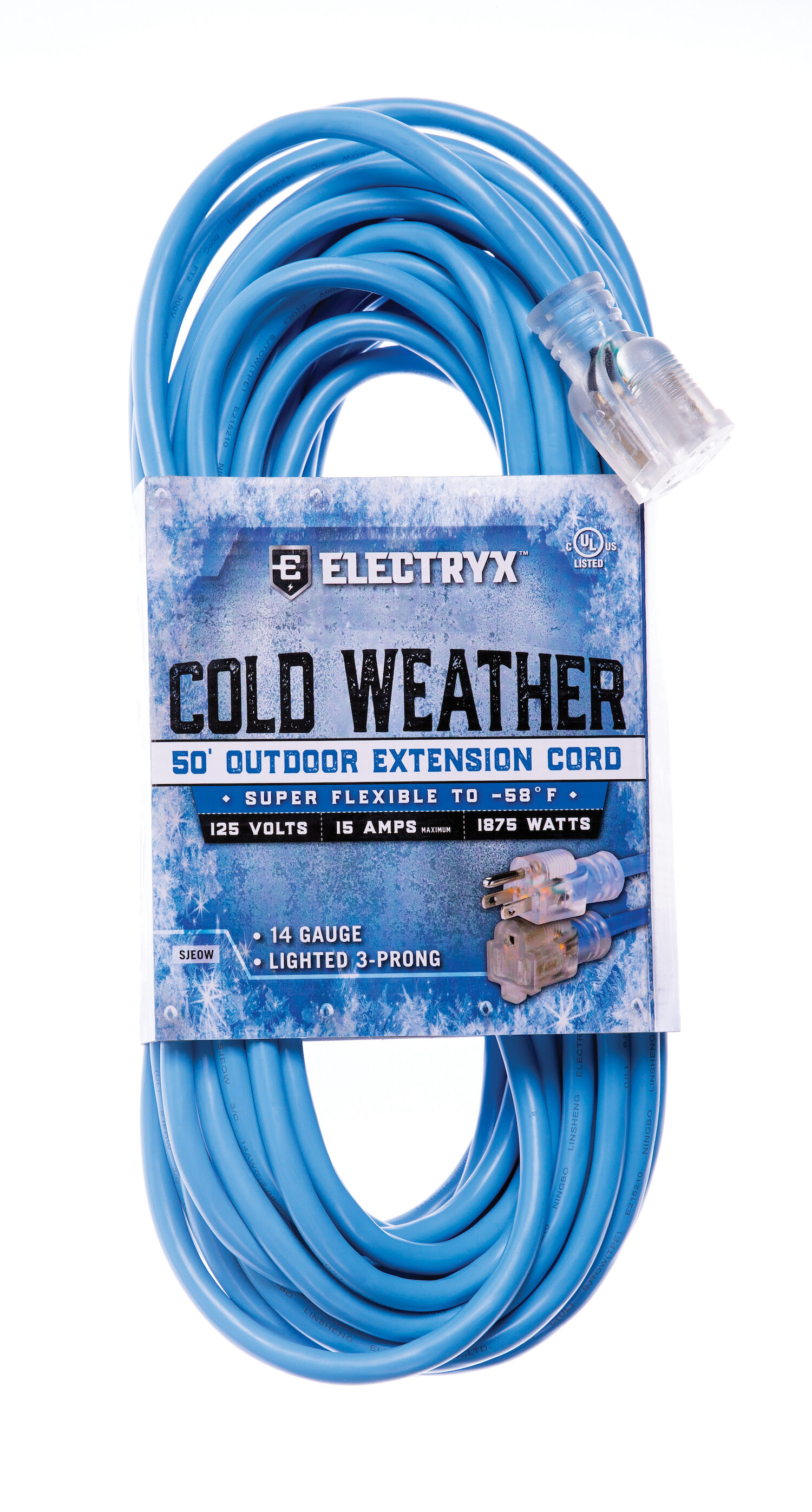50-Ft 14-Ga Cold Weather Extension Cord