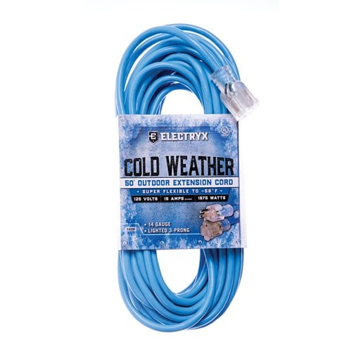 50-Ft 14-Ga Cold Weather Extension Cord
