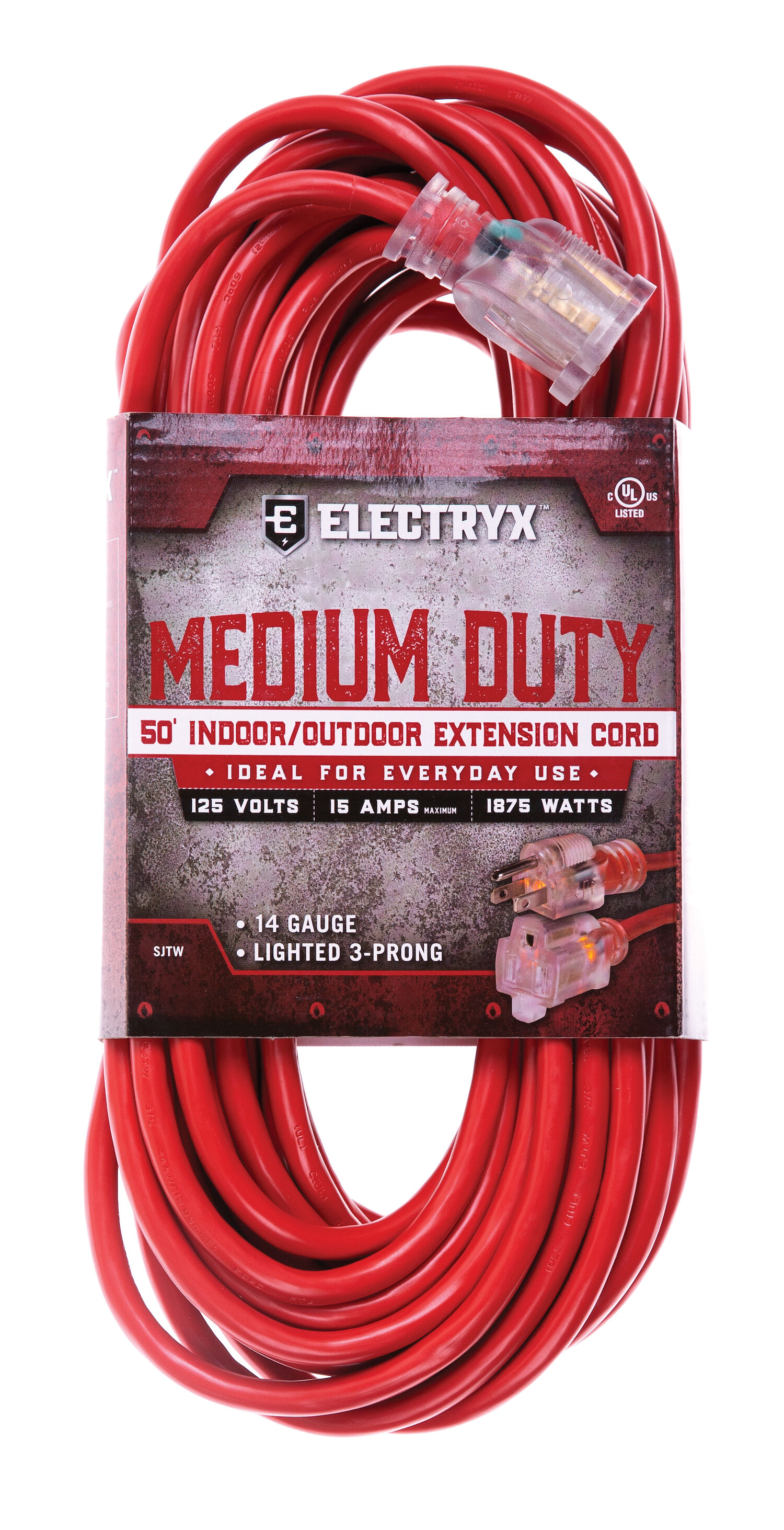 50-Ft 14-Ga Medium Duty Extension Cord