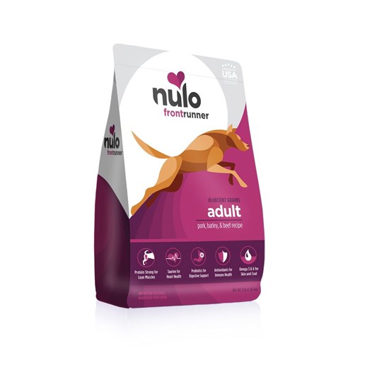 Nulo Frontrunner Adult Dog with Pork, Barley, & Beef Dry Food, 3-Lb Bag