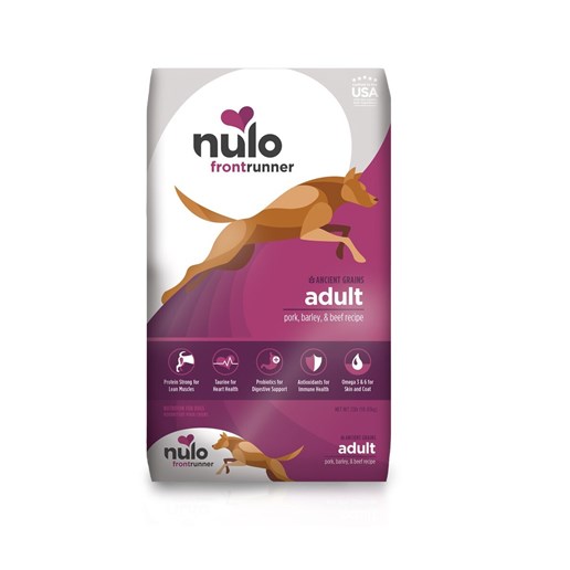 Nulo Frontrunner Adult Dog with Pork, Barley, & Beef Dry Food, 23-Lb bag