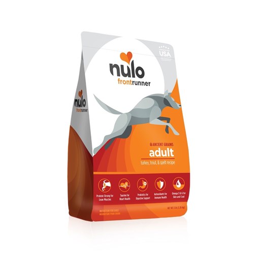 Nulo Frontrunner Adult Dog with Turkey, Trout, & Spelt Dry Food, 3-Lb Bag