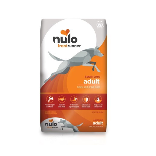 Nulo Frontrunner Adult Dog with Turkey, Trout, & Spelt Dry Food, 23-Lb Bag