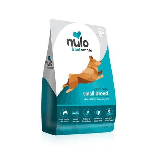 Nulo Frontrunner Small Dog with Turkey, Whitefish, & Quinoa Dry Food, 3-Lb Bag
