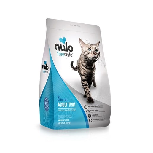Nulo FreeStyle Adult Trim Cat Grain-Free Salmon & Lentils Dry Food, 5-Lb Bag