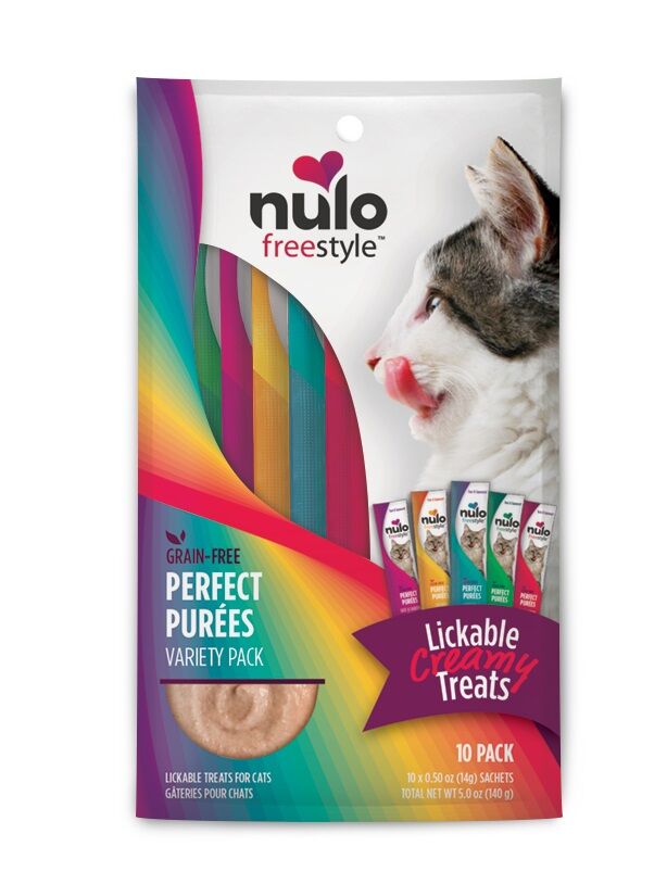 Nulo FreeStyle Cat GF Puree Variety Pack, .5-Oz 6-Pk