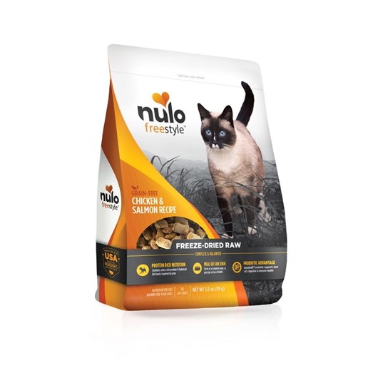 Nulo FreeStyle Cat Freeze-Dried Raw Chicken & Salmon, 3.5-Oz