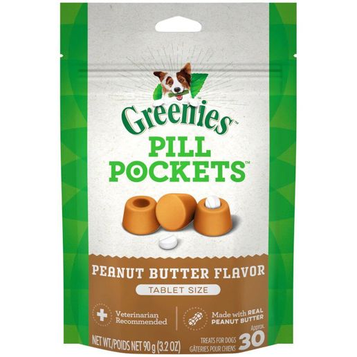 Pill Pockets™, Peanut Butter Flavor Tablet for Dogs, 30-Ct