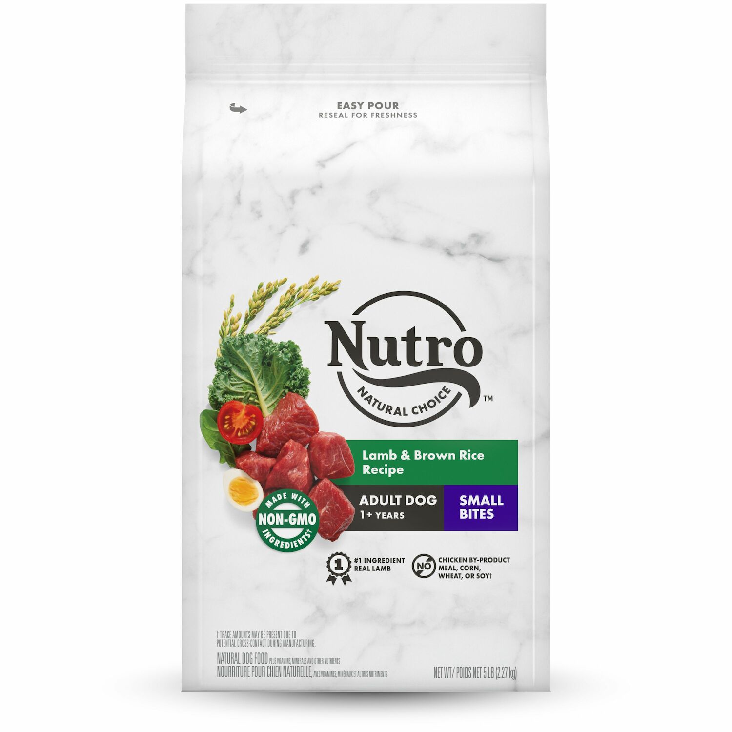 Nutro Natural Choice Small Bites Adult Lamb & Brown Rice Dry Dog Food, 30-Lb