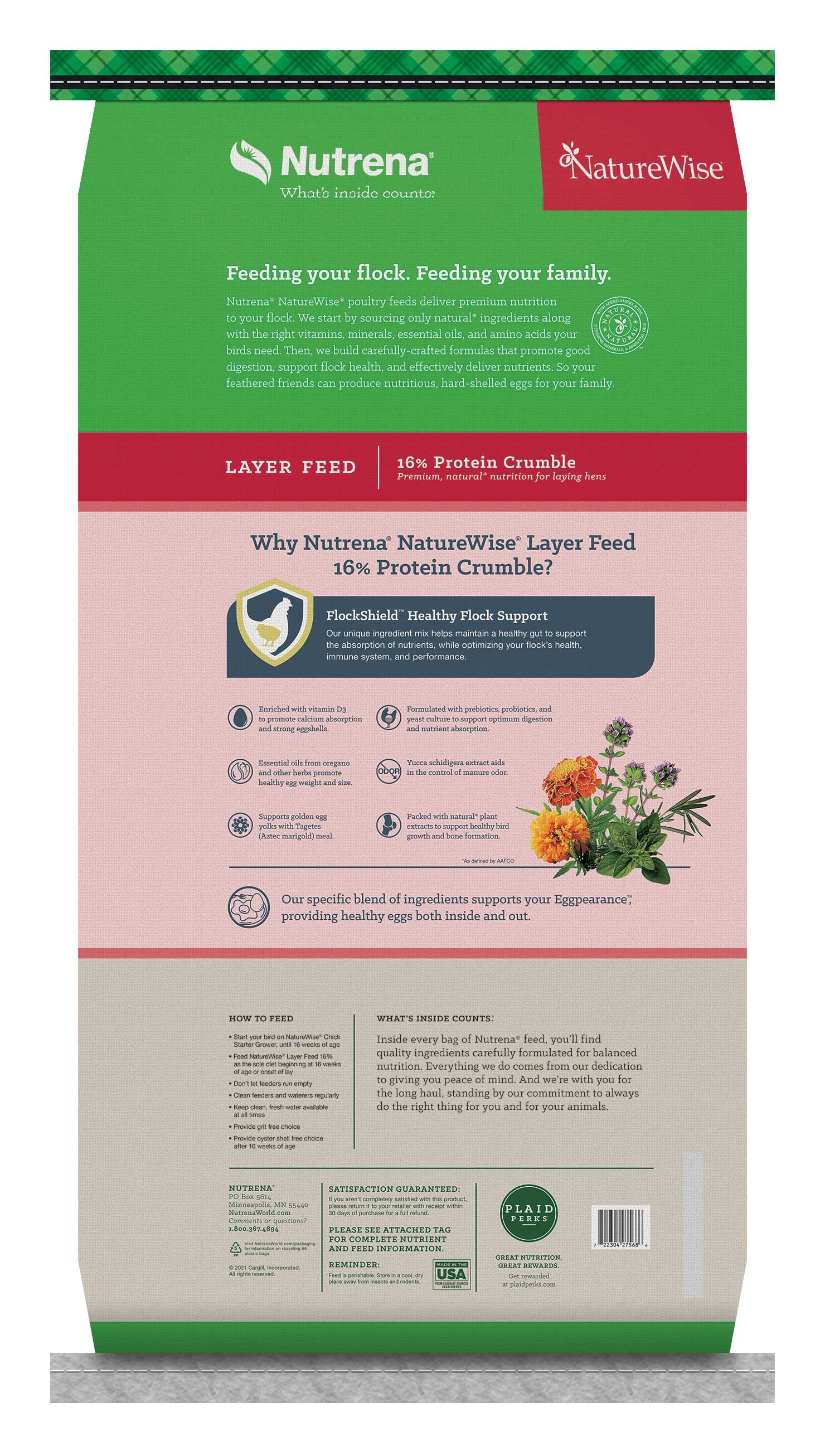 NatureWise Layer Crumble, 40-Lb