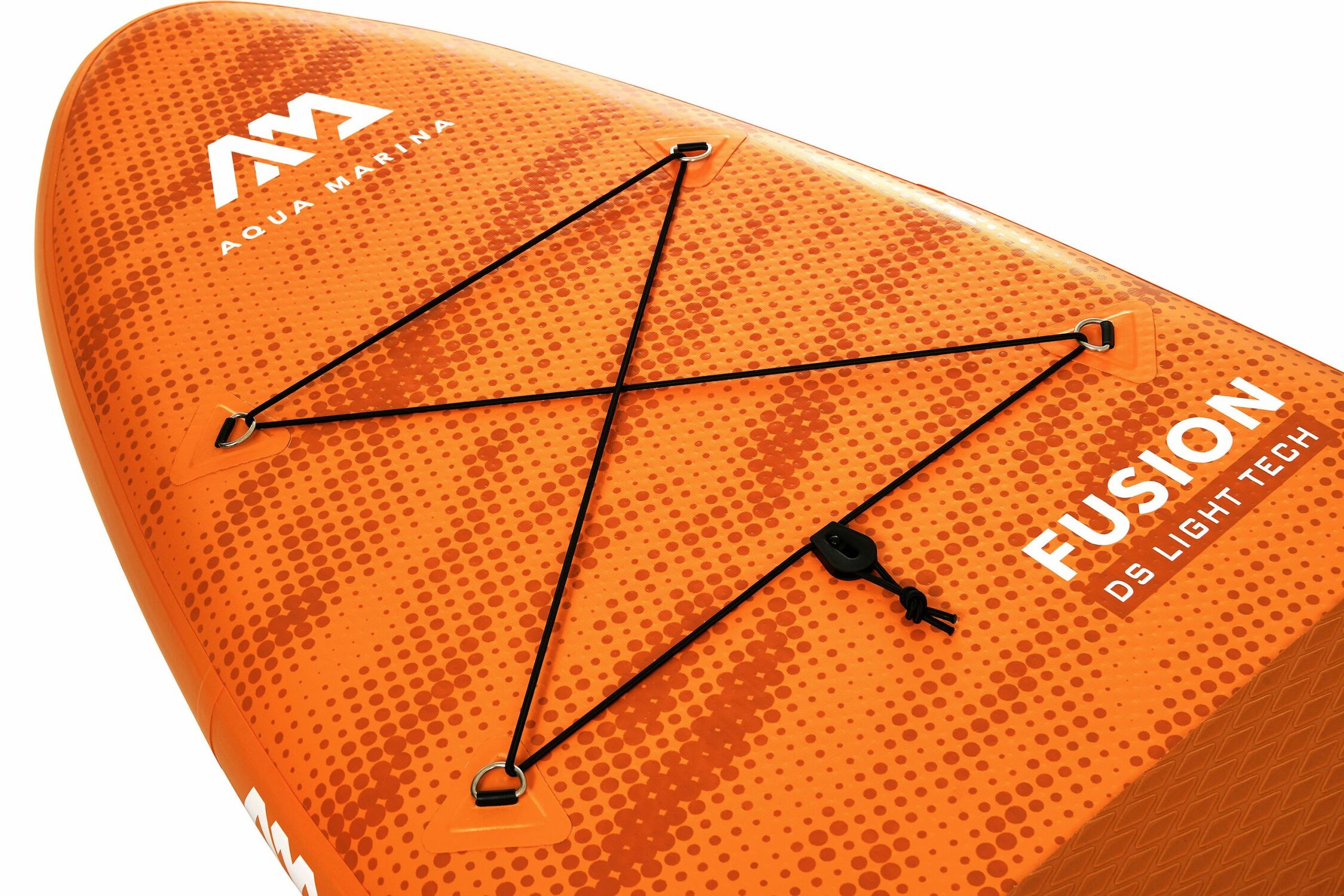 All Around Series Fusion Inflatable Paddle Board with Paddle in Orange