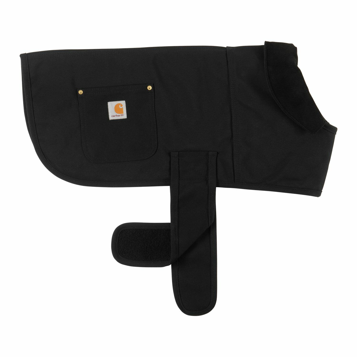 Duck Canvas Chore Coat Dog Vest in Black, Small