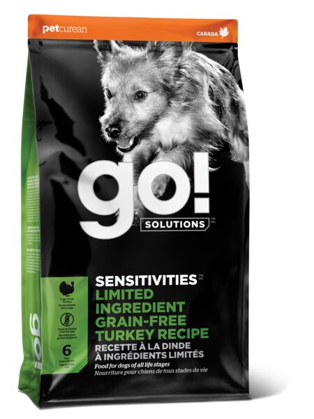 go! Solutions Sensitivities Limited Ingredient Grain Free Turkey Recipe Dry Dog Food, 3.5-Lb Bag