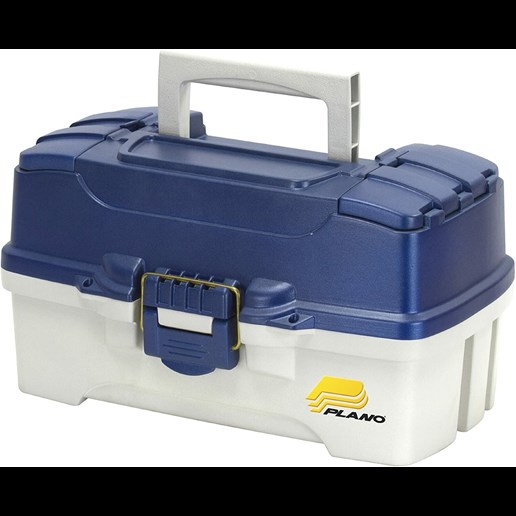 Two Tray Tackle Box in Blue