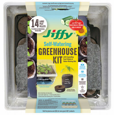 Self-Watering Greenhouse Kit, 14-Ct