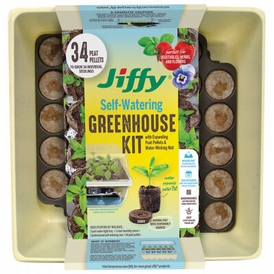 SelfWatering Greenhouse Kit, 34Ct