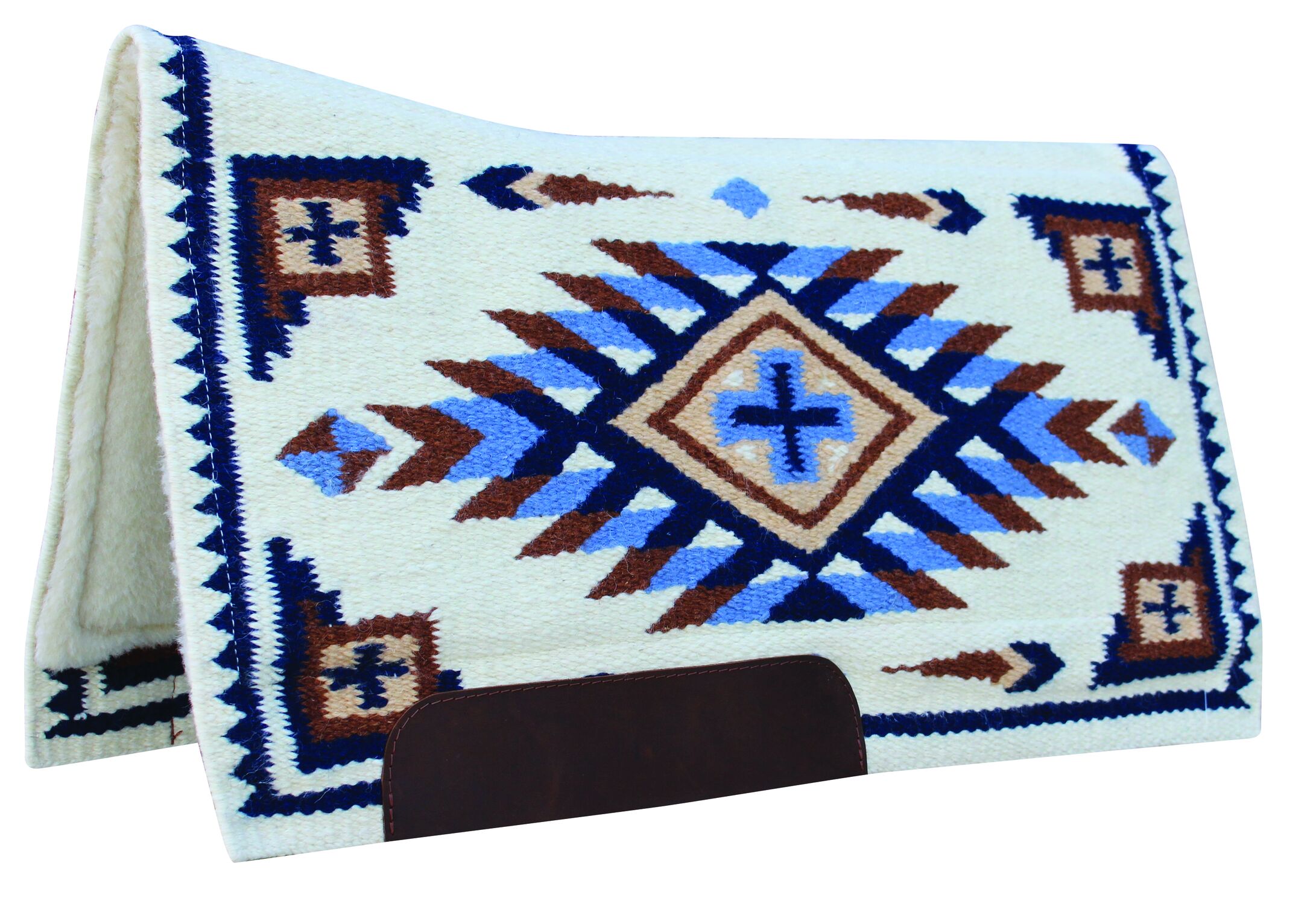 Comfort-Fit SMx Air Ride Saddle Pad 33-In x 38-In in Blue