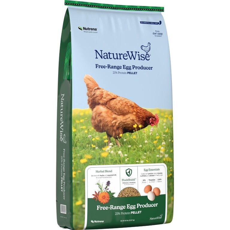 Nutrena NatureWise Free-Range Egg Producer 21% Layer Feed, 50-Lb