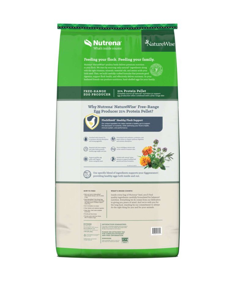Nutrena NatureWise Free-Range Egg Producer 21% Layer Feed, 50-Lb
