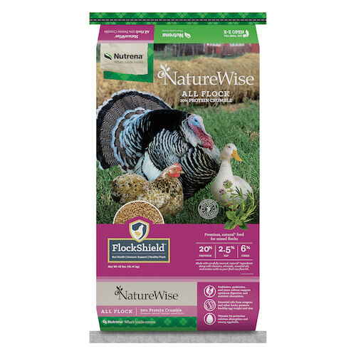 Nutrena NatureWise All Flock 20% Crumble - 40 lb