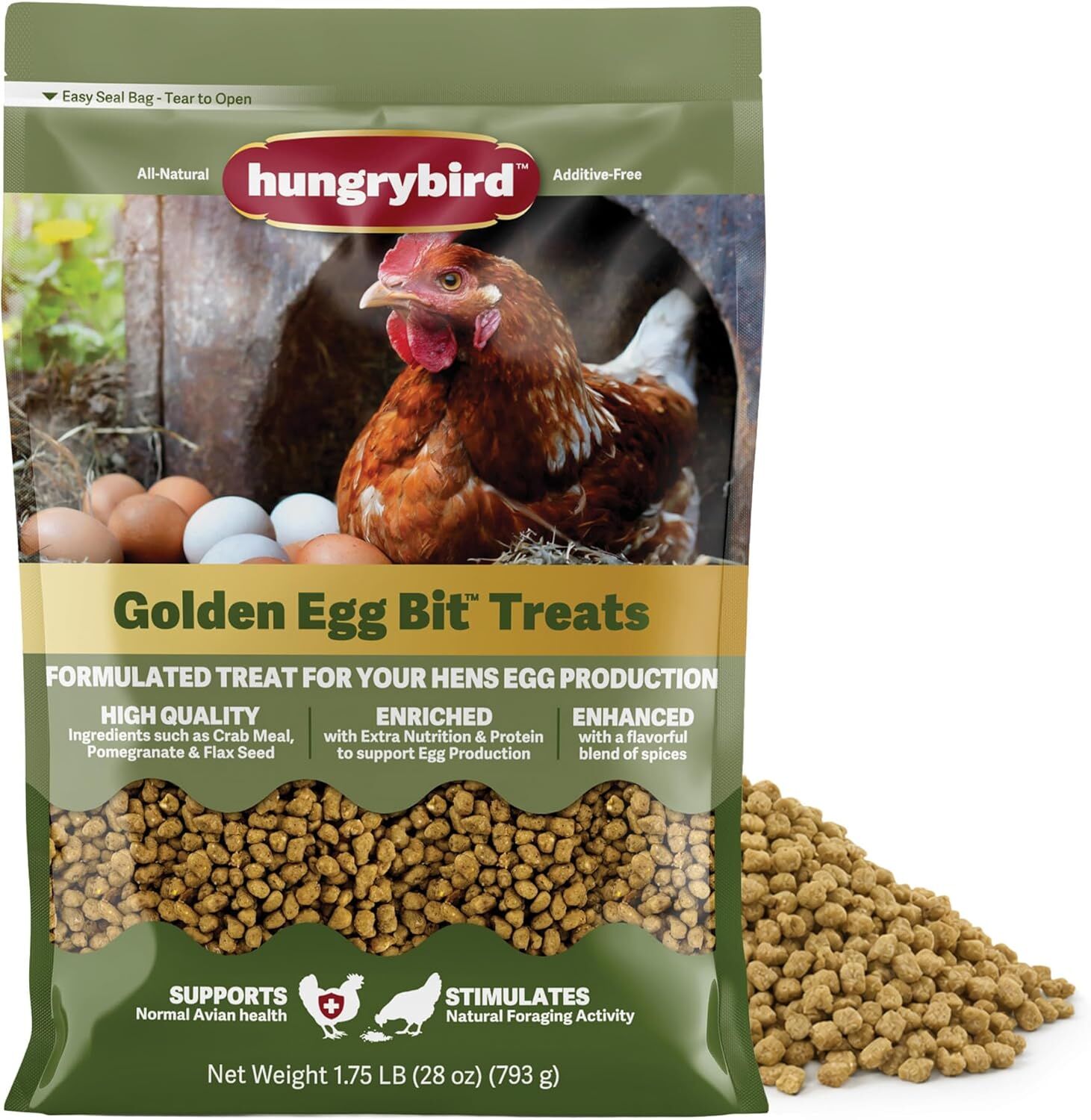 Hungrybird Golden Egge Bit Treats, 1.75 lb.